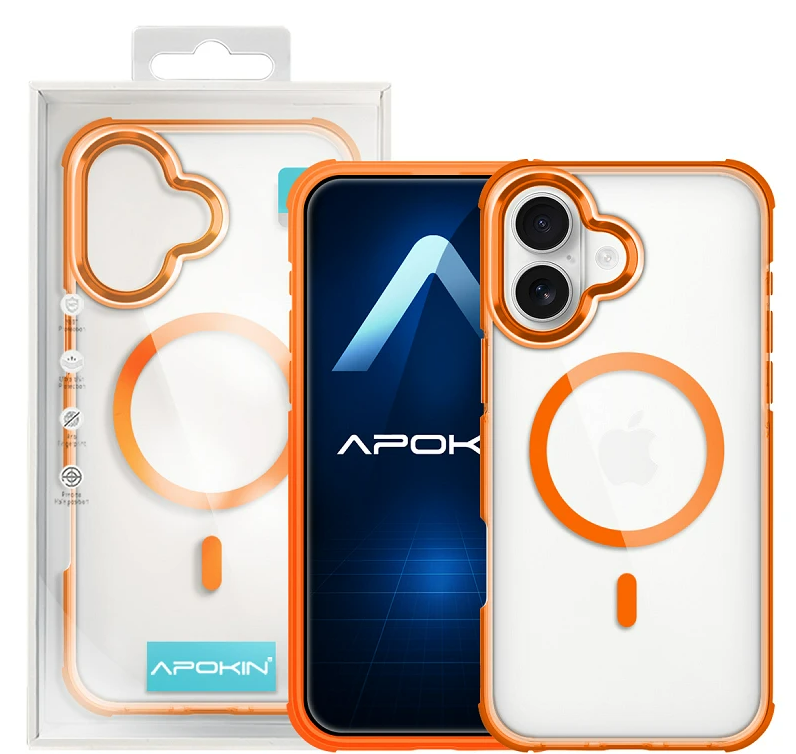 Funda magsafe color semitransparente