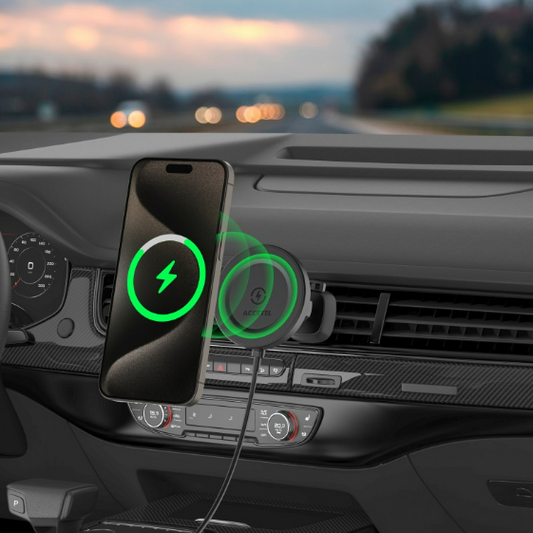 Soporte Universal Magnético para Coche con Carga Inalámbrica 15