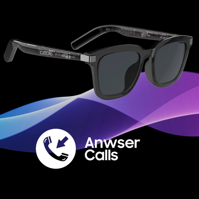 COOL SMARTGLASSES CON IA UNISEX (Llamadas, Música, Traducción)