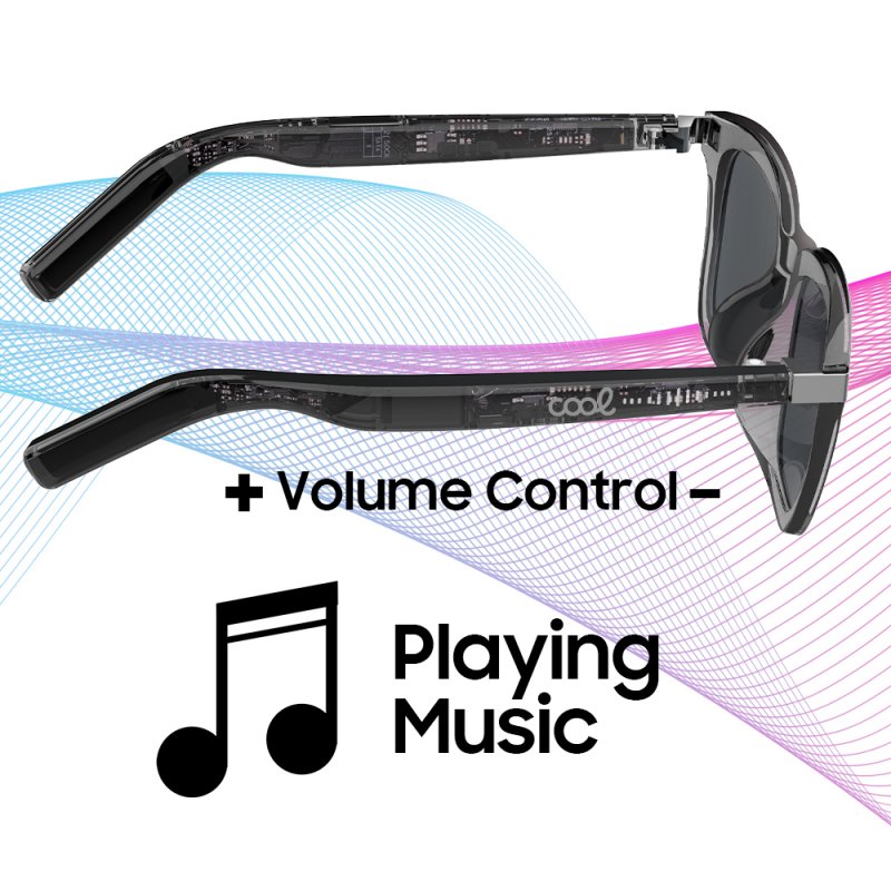 COOL SMARTGLASSES CON IA UNISEX (Llamadas, Música, Traducción)