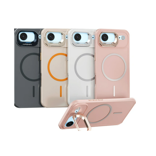 Funda Silicona Premium con Magsafe y Soporte