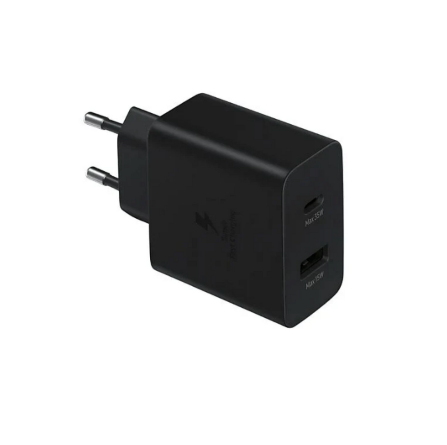 Cargador Samsung original DUO, 35W, PD 3.0, Sin cable