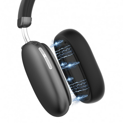 Auriculares Inalámbricos Cancelación Activa de Ruido y Micrófono – Negro