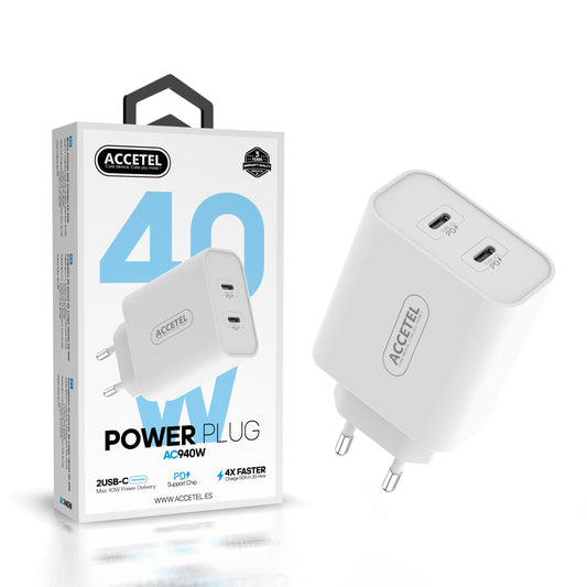 AC940W Cargador de Pared de Carga Rápida