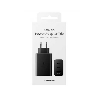 Cargador Samsung 65 W Trio Carga Ultrarrapida