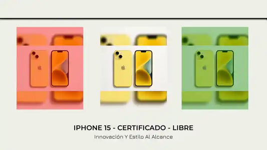 IPHONE 15 - CERTIFICADO - LIBRE by@Outfy